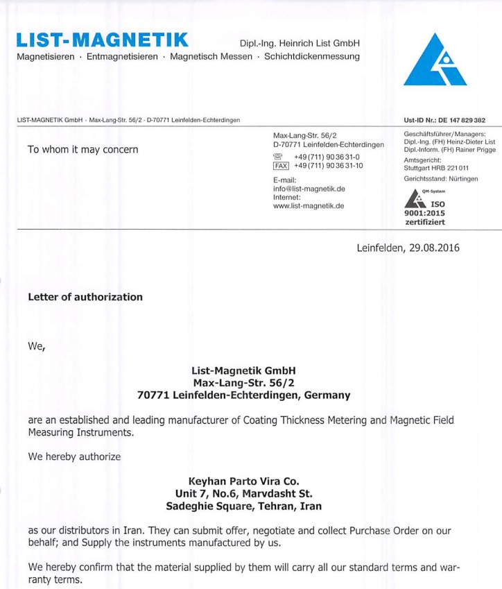 Measurement of magnetic fields - List-Magnetik GmbH 